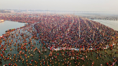 Lễ hội Maha Kumbh Mela tại Ấn Độ lập kỷ lục thế giới