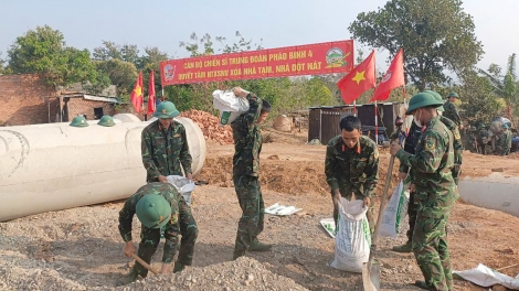 Kon Tum đã có huyện tiến gần mục tiêu hoàn thành xoá nhà tạm, nhà dột nát