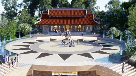 Mŭt lơh rơndăp broă lơh Tiah lời kir ồng Nguyễn Sinh Sắc, bèp tờm Củ tịc Hồ Chí Minh tàm càr Bình Dương