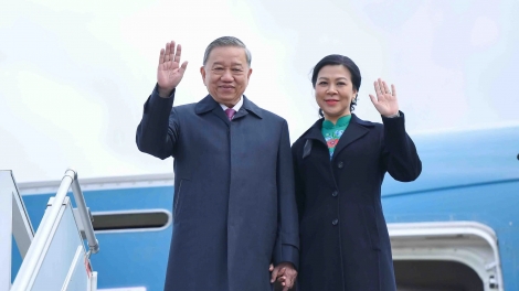 Tổng Ƀí thư ồng Tô Lâm còp kâp dà lơgar tus lơgar Belarus