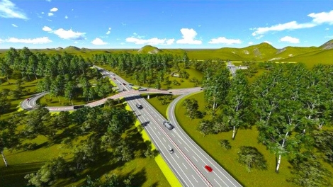 Gia Lai uănh nđôi ngăch trok prăk nău nchrăp ƀư trong têh hăn ngăch Quy Nhơn-Pleiku 