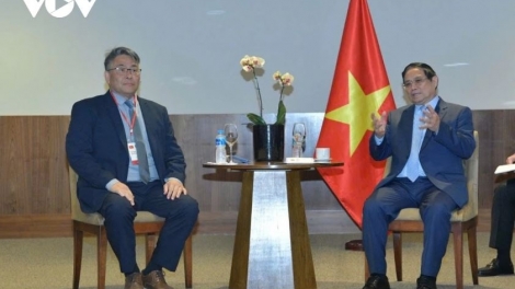 Thủ tướng Phạm Minh Chính sơng pơma dơnuh hăm kơdră chĕp pơgơ̆r Kŏng ty choh jang sa kmăi kmok hơgei tơm dơnơm Brazil