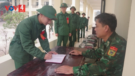 Tân binh bộ đội biên phòng thích nghi nhanh chóng với môi trường quân ngũ