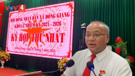 HỘI ĐỒNG NHÂN DÂN CHR’VAL ĐÔNG GIANG (KHOÁ 1) HỌP G’LUH TR’NƠỢP NHIỆM KỲ 2021-2026