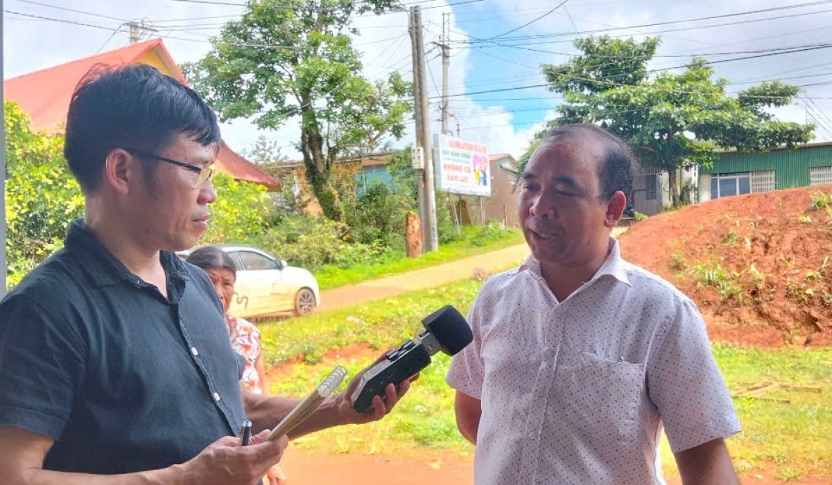 Wa Điểu Minh ta xã Đức An, n'gor Lâm Đồng mpơl nău rhơn rnôk n'glăp n'gor
