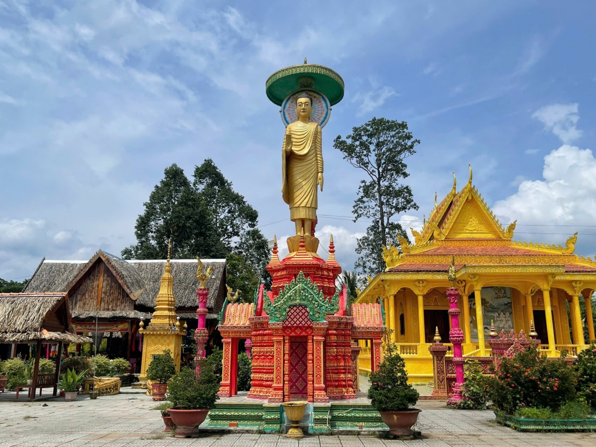 Chùa Gia Kiết với kiến trúc Khmer độc đáo