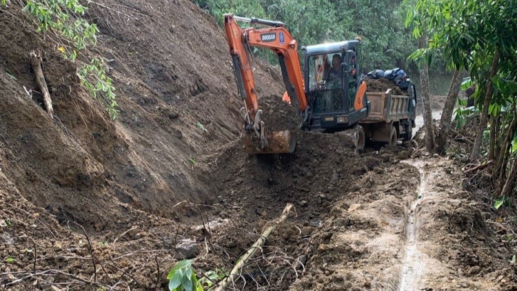 Bắc Kạn: Khó khăn trong việc khắc phục sạt lở các tuyến giao thông đường bộ