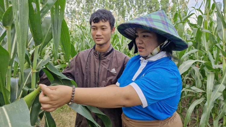 Cán bộ hội phụ nữ tận tâm với công tác giảm nghèo