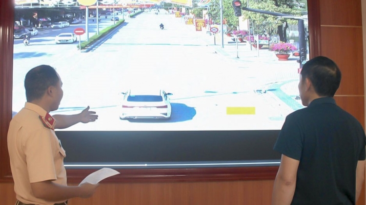 Gần 7.500 hành vi vi phạm giao thông tại Điện Biên được phát hiện qua hệ thống camera giám sát