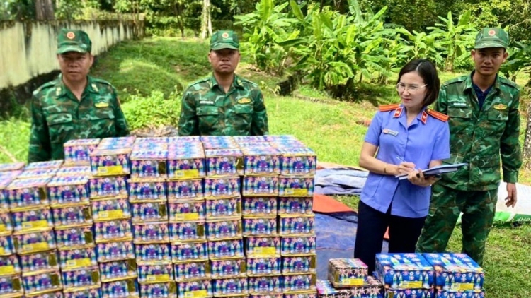 Tăng cường phòng chống buôn lậu pháo trên tuyến biên giới Gia Lai