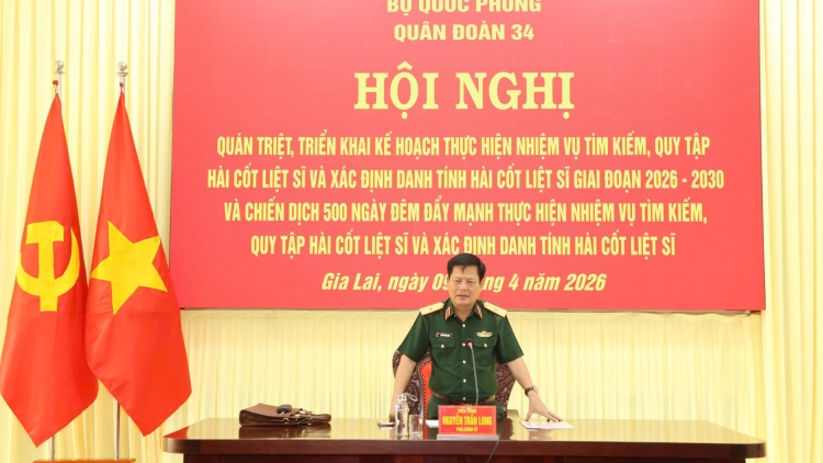 Quân đoàn 34 an ƀư Trong hăn kan 500 nar măng joi, rgum nsĭt nting tahen ơm khĭt