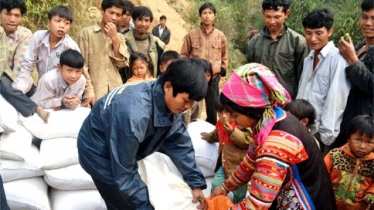 Lào Cai được hỗ trợ hơn 72 tấn gạo cứu đói
