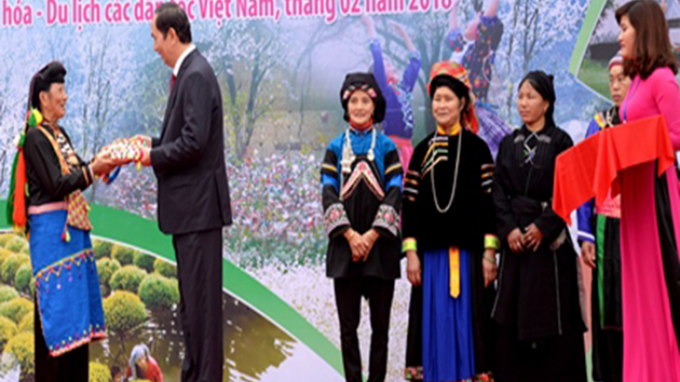 Chủ tịch nước Trần Đại Quang chúc Tết cộng đồng các dân tộc Việt Nam