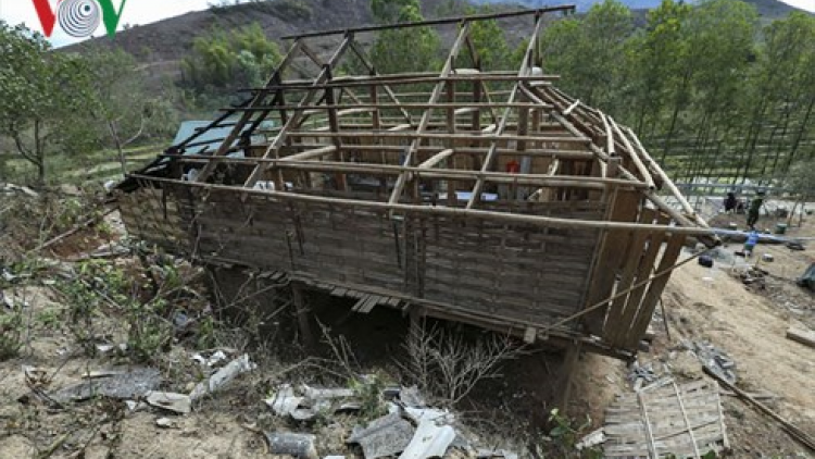 Điện Biên: Dông lốc làm hư hại 380 ngôi nhà, ước thiệt hại 1,3 tỷ đồng