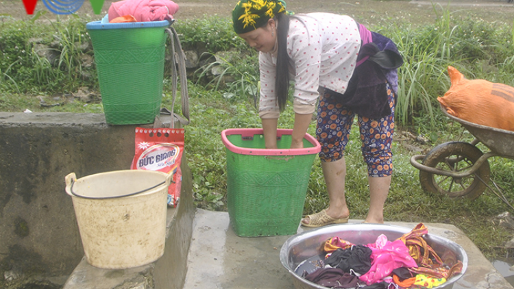 Vùng cao Thanh Vân hết khát nước nhờ hồ treo