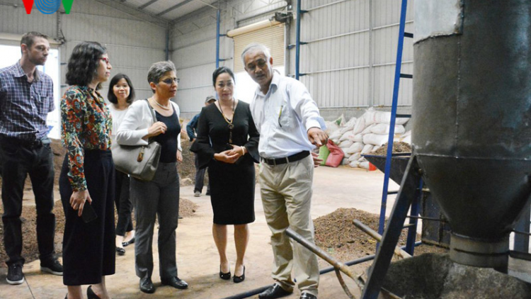 Đắk Lắk: công nghệ nhiệt phân trong sản xuất cà phê