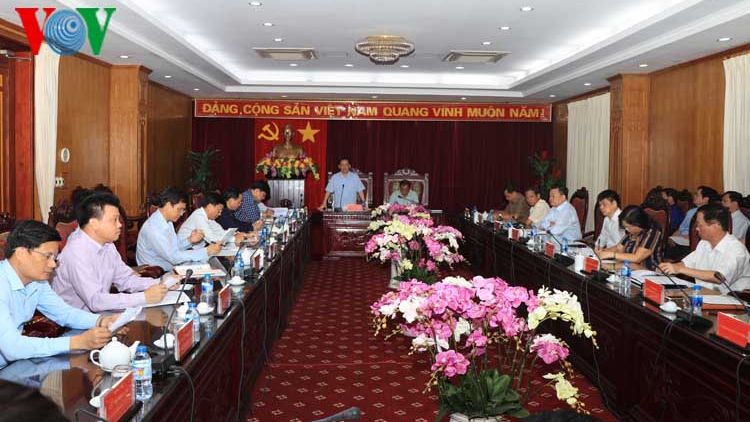 Bộ trưởng Bộ GTVT Nguyễn Văn Thể làm việc tại Bắc Kạn