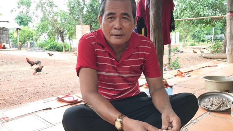 Thương binh Khmer phát huy vai trò người có uy tín