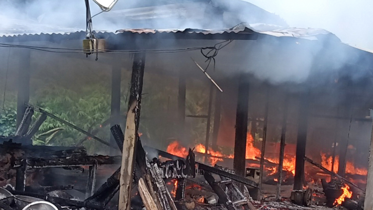 Quảng Nam: Cháy nhà dân ở huyện miền núi Nam Trà My