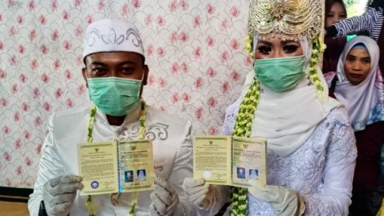Đám cưới mùa Covid-19 tại Indonesia