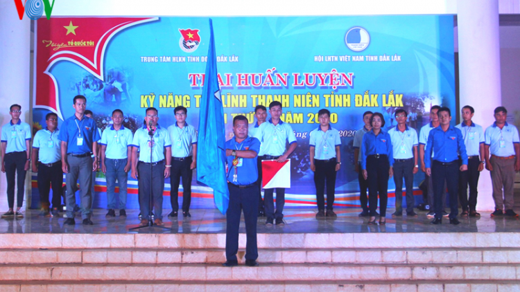Trại huấn luyện kỹ năng thủ lĩnh thanh niên tại Đắk Lắk