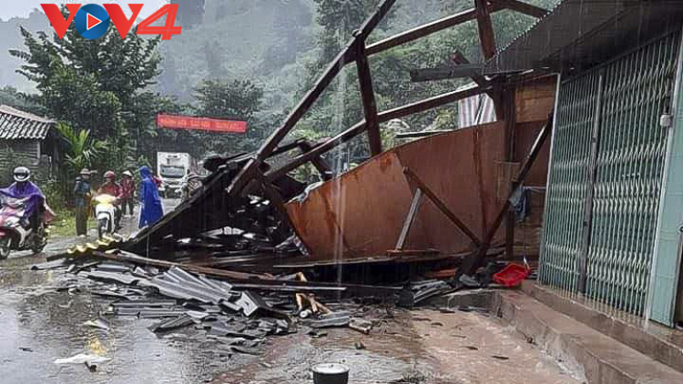 Điện Biên: Khắc phục thiệt hại do mưa lớn