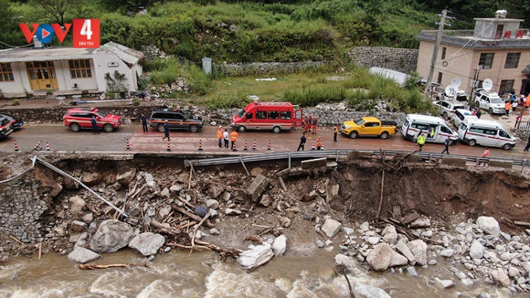 27 người chết và mất tích do mưa lũ ở Tây An (Trung Quốc)