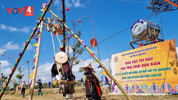 Đắk Lắk: Sôi nổi các hoạt động Ngày hội văn hóa các dân tộc dịp đầu Xuân