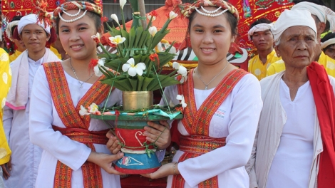 Không gian Lễ hội Katê của người Chăm Bình Thuận
