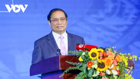 Thủ tướng Cíñ phủ ồng Phạm Minh Chính tus bal tơngkah kir sơnrai 65 nam tơlik mat Ƀộ Khoa họk mờ Kông nghệ 
