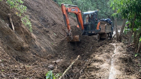 Bắc Kạn: Khó khăn trong việc khắc phục sạt lở các tuyến giao thông đường bộ