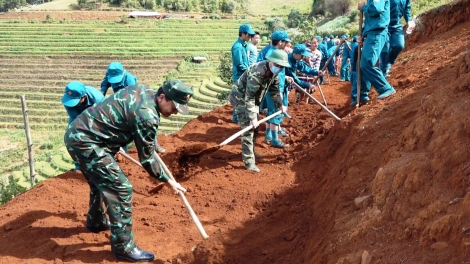 Yên Bái: Lực lượng vũ trang góp phần thay đổi diện mạo nông thôn mới miền núi