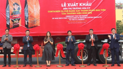 Đắk Lắk xuất khẩu cà phê rang xay thành phẩm sang Hoa Kỳ