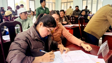 Tuần lễ vàng thực hiện thủ tục hành chính sau sáp nhập các xã tại Đắk Lắk