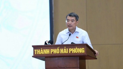 Thủ tướng Lê Minh Hưng tâm mâp  ƀon lan ta nkuăl ƀon têh Hải Phòng.
