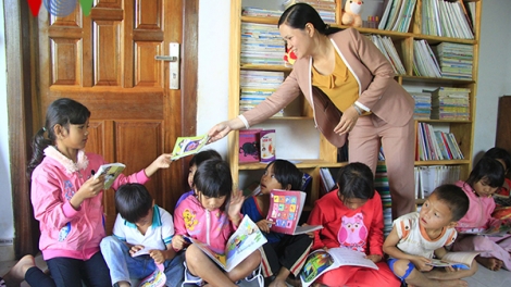 "Thư viện tình yêu" cho trẻ em nghèo