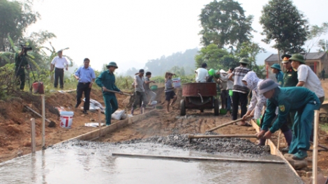 Phấn đấu xây dựng nông thôn mới ở Thanh Sơn