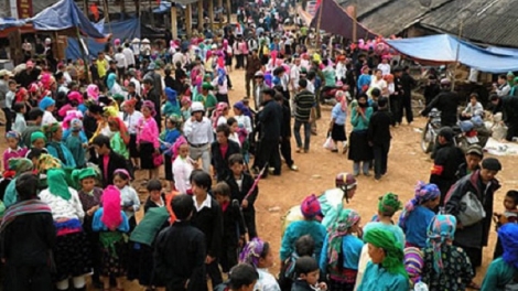 Gần 16.000 lượt khách đến Lễ hội "Chợ tình Khau Vai”​
