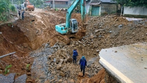 Lai Châu tập trung khắc phục thiệt hại do mưa lũ