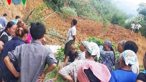 Cao Bằng: 1 người chết, 2 người mất tích và 2 người bị thương do sạt lở đất, nước cuốn trôi