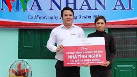 “Nhà nhân ái” của tuổi trẻ Đắc Lắc giúp hàng chục hộ nghèo có nhà ở