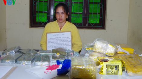 Điện Biên: nữ quái ma túy sa lưới