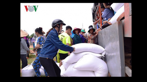 Cấp gạo hỗ trợ nhân dân tỉnh Lai Châu gặp thiên tai