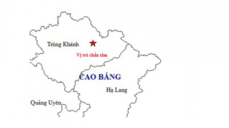 Động đất tiếp tục xảy ra tại Cao Bằng