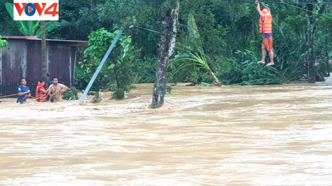Huyện miền núi Tây Giang, tỉnh Quảng Nam thiệt hại nặng do mưa lớn