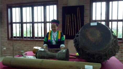 Triển lãm, trình diễn nhạc cụ dân tộc tại Làng Văn hóa