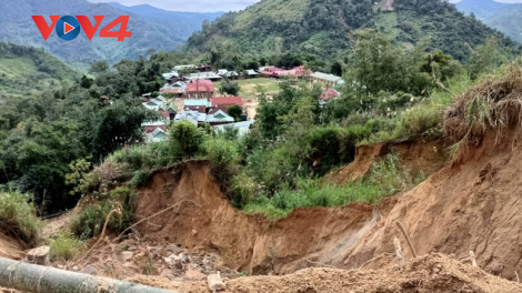 Tây Giang nỗ lực khắc phục tắc nghẽn giao thông các xã vùng cao do mưa lũ