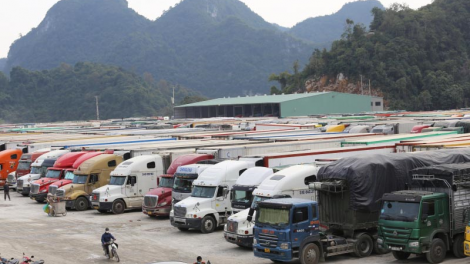 Hàng nghìn xe nông sản tồn đọng tại cửa khẩu Lạng Sơn