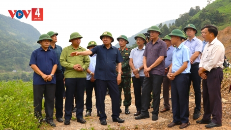 Đảm bảo an toàn cho 98 hộ dân dưới cung trượt ở Mường Chà, Điện Biên