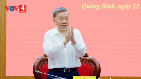TỔNG BÍ THƯ TÔ LÂM BHRỢ BHIỆC LÂNG BAN THƯỜNG VỤ TỈNH UỶ QUẢNG BÌNH LÂNG QUẢNG TRỊ